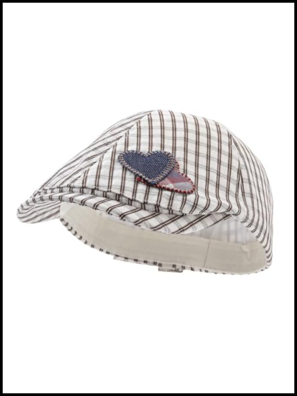 Quick Dry Lightweight Polyester Newsboy Cap Heart Charm Summer Hat Girls